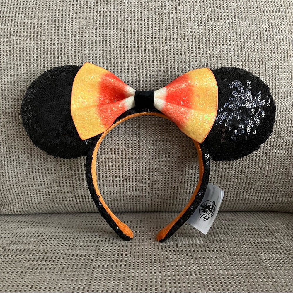 Candy Corn Halloween Minnie Ears